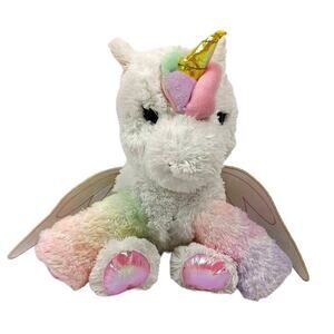 MATTEL Barbie Dreamtopia Kiss & Care Unicorn 10" Plush Toy Light Up Horn Sounds